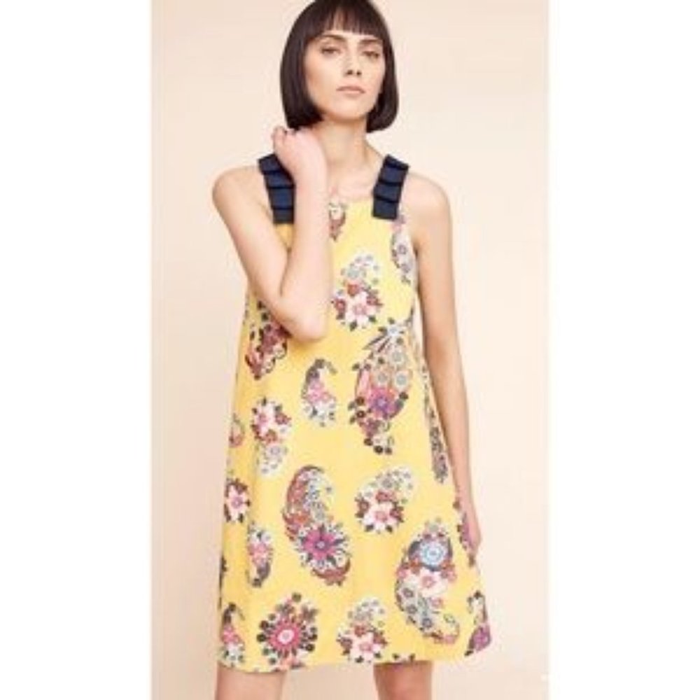 Anthropologie MAEVE | Sunniva Yellow Floral Dress